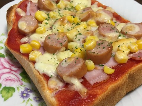 子供大好き☆簡単ピザトースト